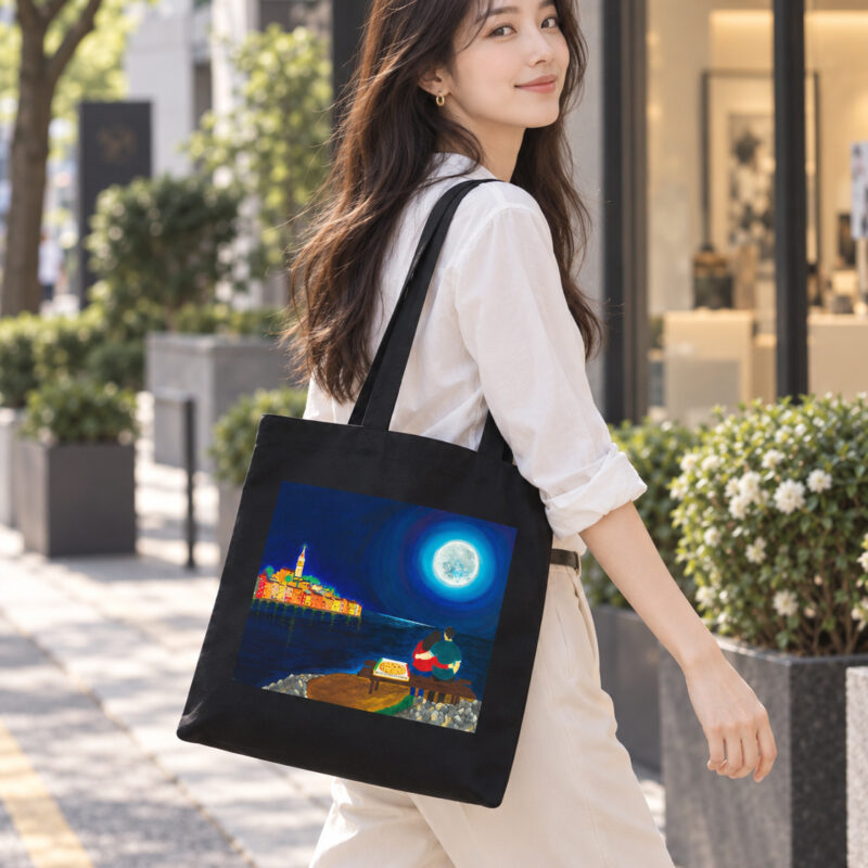 Rovigno Bella Istria - Premium Organic Cotton Tote Bag